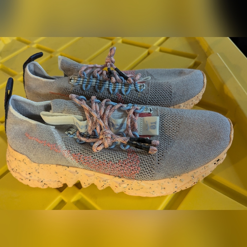 Nike Grey & Orange Space Hippie 01 Sneakers